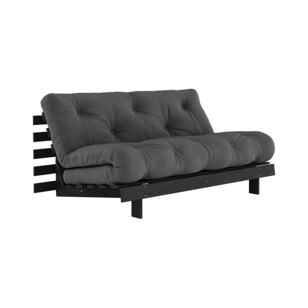Sulankstoma sofa tamsiai pilkos spalvos 160 cm Roots Black Night – Karup Design