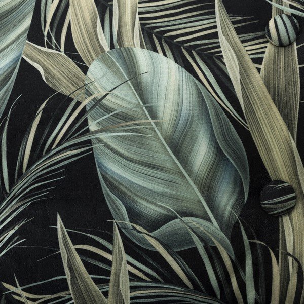 Juodos ir žalios spalvos krėslas Max Winzer Fiona Caribbean-image-1