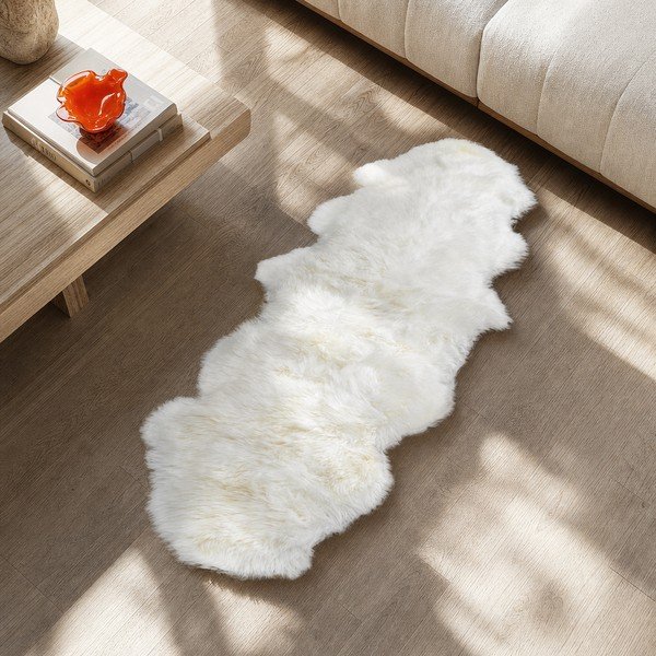 Baltas avikailis Native Natural Double, 60 x 240 cm-image-2