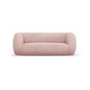 Sofa iš boucle šviesiai rožinės spalvos 210 cm Essen – Cosmopolitan Design