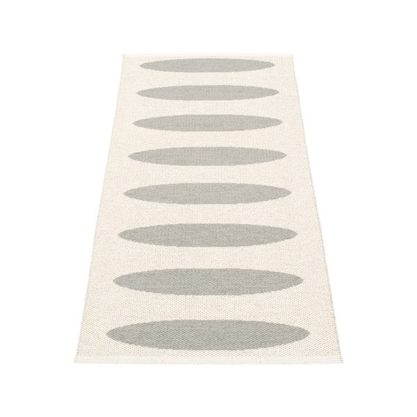 Pilkos spalvos lauko kilimas 70x150 cm Ella Warm Grey – Pappelina-image-2