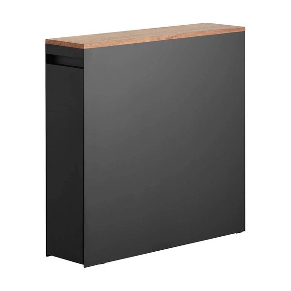 Juodos spalvos iš metalo vonios lentyna 14x55 cm Tower – YAMAZAKI