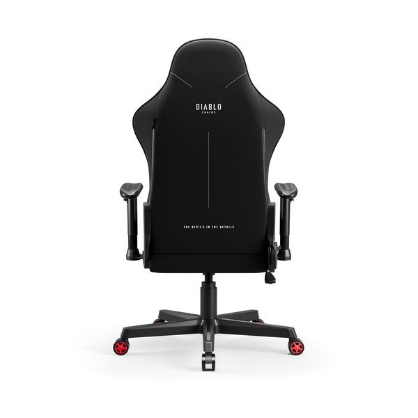 Žaidimų kėdė juodos spalvos X-Starter – Diablo Chairs-image-4