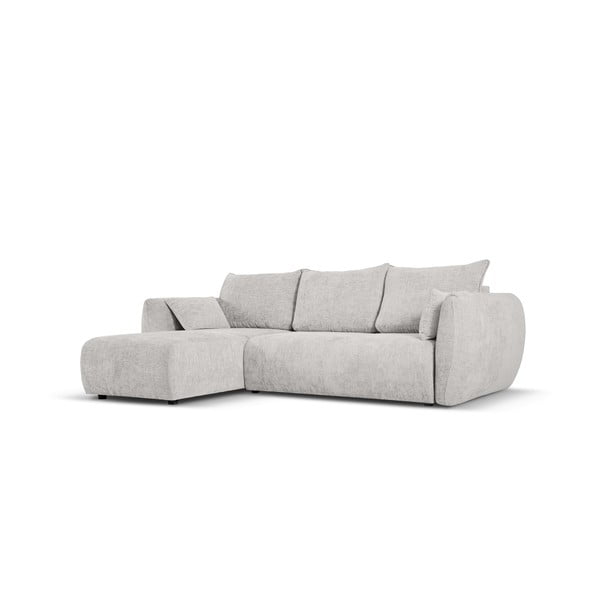 Kampinė sofa šviesiai pilkos spalvos (su kairiuoju kampu) Matera – Cosmopolitan Design-image-3