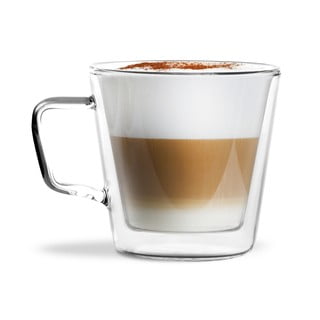 2 kavos puodelių su dviguba sienele rinkinys Vialli Design Bobby, 400 ml