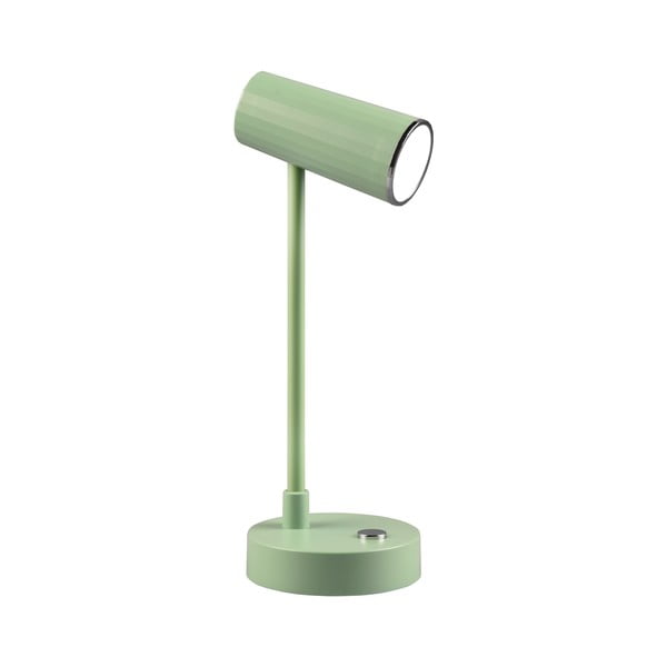 Stalinis šviestuvas šviesiai žalios spalvos LED su pritemdymo funkcija (aukštis 28 cm) Lenny – Trio