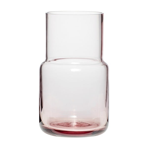 Rožinio stiklo vaza Hübsch Alstromeria