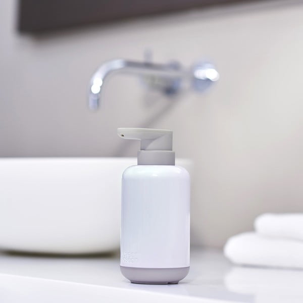 Iš plastiko muilo dozatorius baltos spalvos 300 ml Duo – Joseph Joseph-image-1