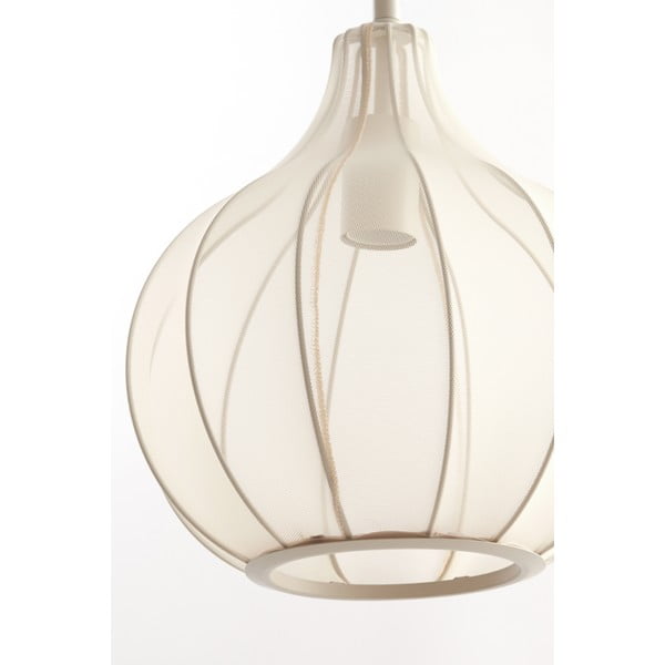 Kabantis šviestuvas smėlio spalvos ø 29 cm su tekstiliniu gaubtu Elati – Light & Living-image-1