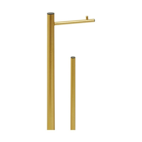 Auksinės spalvos iš metalo tualetinio popieriaus laikiklis Fay – Premier Housewares-image-2