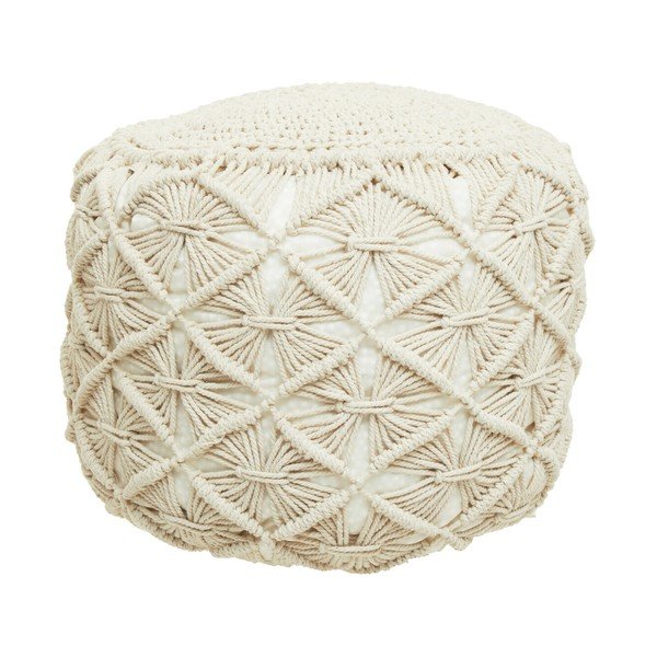 Natūralios spalvos pufas West Village – Premier Housewares
