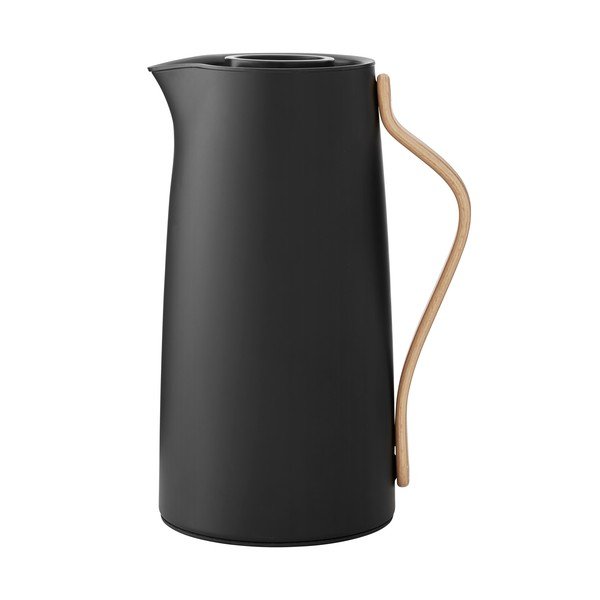 Juodos spalvos iš nerūdijančio plieno termosas 1,2 l Emma – Stelton