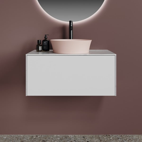 Iš keramikos apvalios formos praustuvas šviesiai rožinės spalvos ø 40 cm Ipalyss – Ideal Standard-image-1