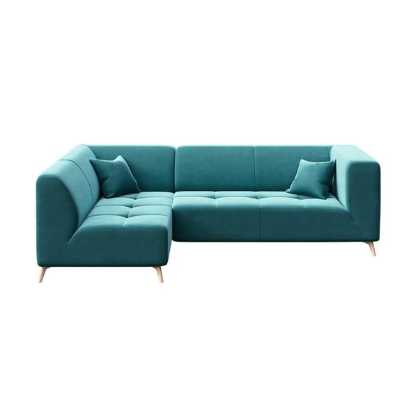Turkio spalvos kampinė sofa MESONICA Toro, kairysis kampas