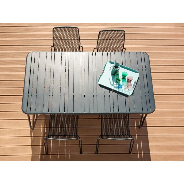 Iš aliuminio sodo valgomojo stalas 100x183 cm Fleole – Ezeis-image-1