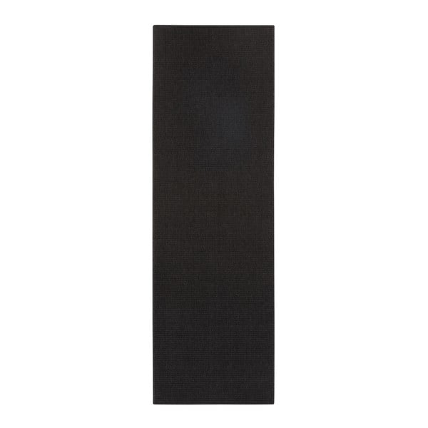Juodos spalvos kilimas BT Carpet Nature, 80 x 250 cm