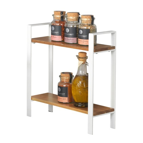 Iš medienos papildoma virtuvės lentyna Louisa – Wenko