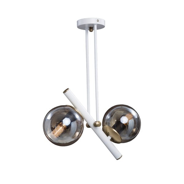Kabantis šviestuvas ø 15 cm su stiklo gaubtu Libra – Squid Lighting