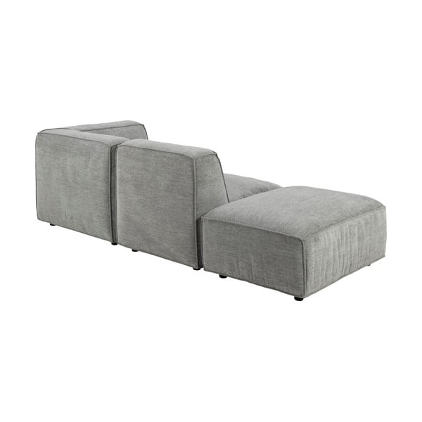 Šviesiai pilka modulinė sofa Bonami Selection Fairfield, kampas kairėje-image-3