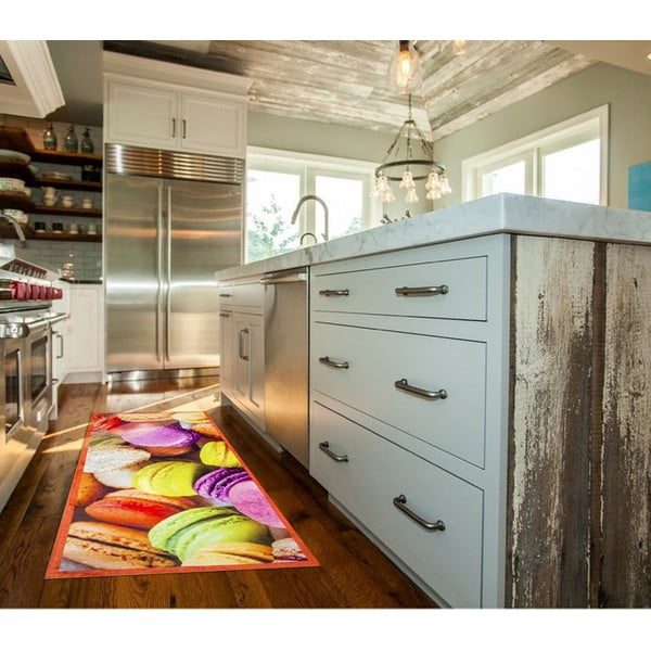 Itin patvarus virtuvinis kilimas "Webtappeti Macarons", 60 x 220 cm-image-1