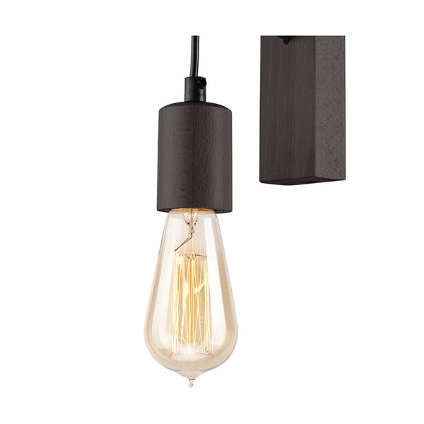 Sieninė lempa juodos spalvos Leon – LAMKUR-image-4