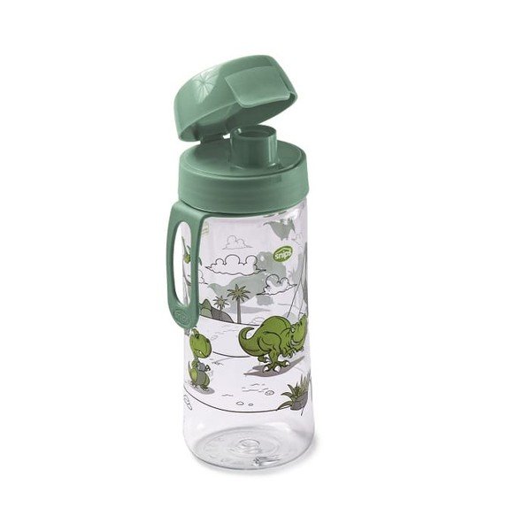 Žalios spalvos iš tritano vaikiškas buteliukas 500 ml Dinosaur – Snips-image-2