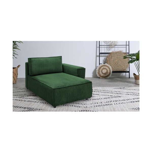 Modulinė sofa žalios spalvos iš kordinio velveto (su dešiniuoju kampu) Nihad modular – Bobochic Paris-image-1