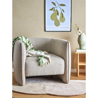Iš vilnos kilimas rudos spalvos 110x140 cm Denton – Bloomingville