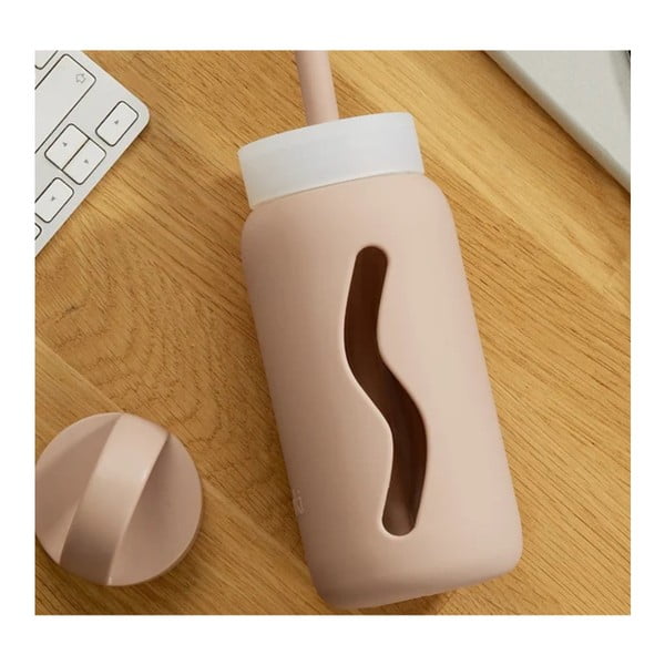 Šviesiai rudos spalvos kelioninis buteliukas 500 ml Desert Rose – Muuki-image-1