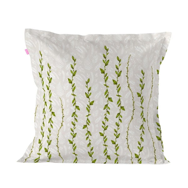 Medvilninis dekoratyvinis pagalvės užvalkalas Happy Friday Basic Fern, 60 x 60 cm