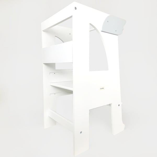 Priekinė balta juosta prie mokymosi bokšto Montessori - Rocket Baby-image-1