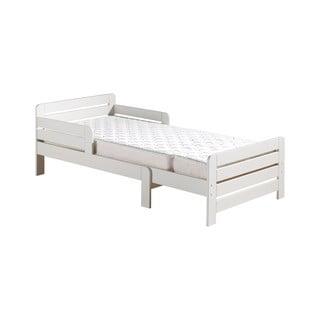 Balta prailginama lova vaikams Vipack Jumper White, 90 x 140/200 cm