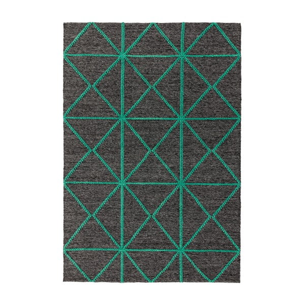 Juodai žalias kilimas "Asiatic Carpets Prism", 120 x 170 cm