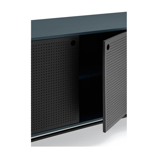 Juodos ir mėlynos spalvos komoda Teulat Punto, plotis 212 cm-image-1