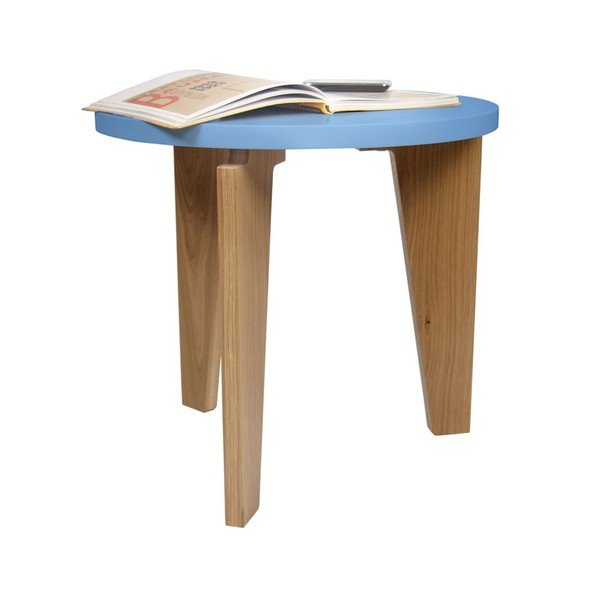 TemaHome "Magnolia" mėlynas kavos staliukas-image-1
