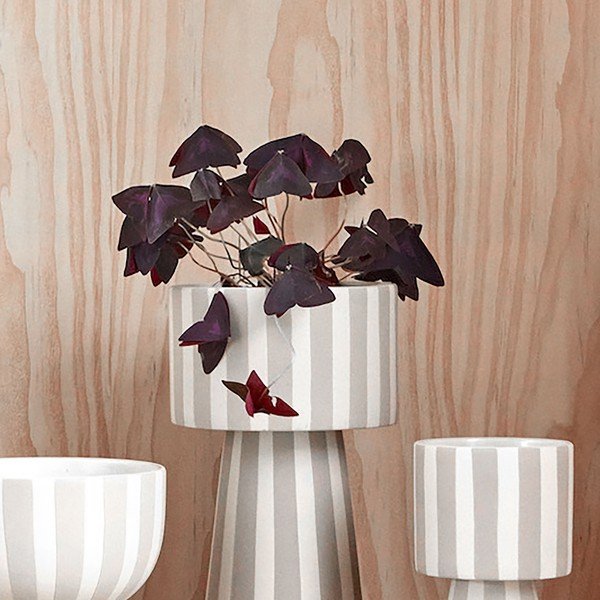 Iš molio gėlių vazono dangtelis ø 15 cm Toppu – OYOY Living Design-image-1