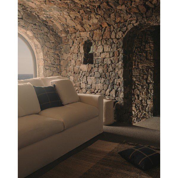 Iš lino sofa smėlio spalvos 340 cm Nora – Kave Home-image-4