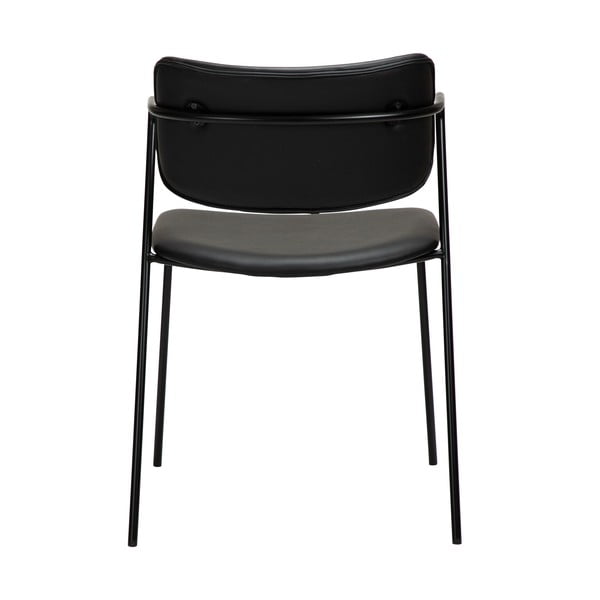 Juoda dirbtinės odos kėdė DAN-FORM Denmark Zed-image-4