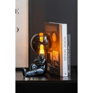 Stalinis šviestuvas pilkos spalvos LED su pritemdymo funkcija (aukštis 22,5 cm) su stiklo gaubtu Joey – Leitmotiv