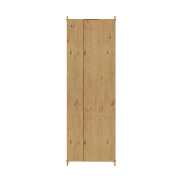 Šviesios natūralios spalvos iš pušies masyvo vitrina 74x223x37 cm Anita – Støraa-image-4