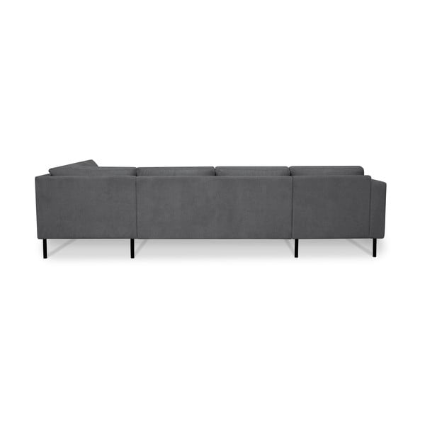 Kampinė sofa tamsiai pilkos spalvos (su dešiniuoju kampu/„U“ formos) Hero – Scandic-image-3