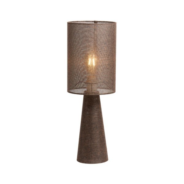 Rudos spalvos stalinis šviestuvas (aukštis 58 cm) su tekstiliniu gaubtu Micky – Light & Living-image-4