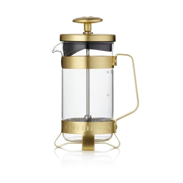 French press "Barista" 350 ml, aukso spalvos