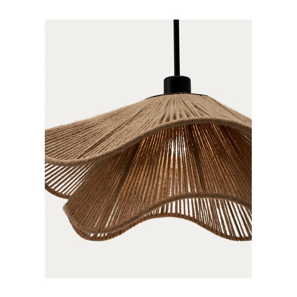 Natūralios spalvos šviestuvo gaubtas ø 50 cm Pontos – Kave Home-image-3