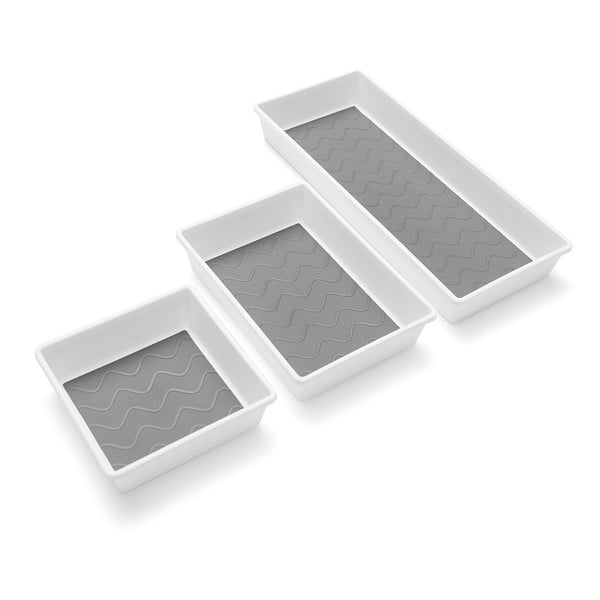 3 pilkos ir baltos spalvų neslystančių skyrių rinkinys Addis-image-4