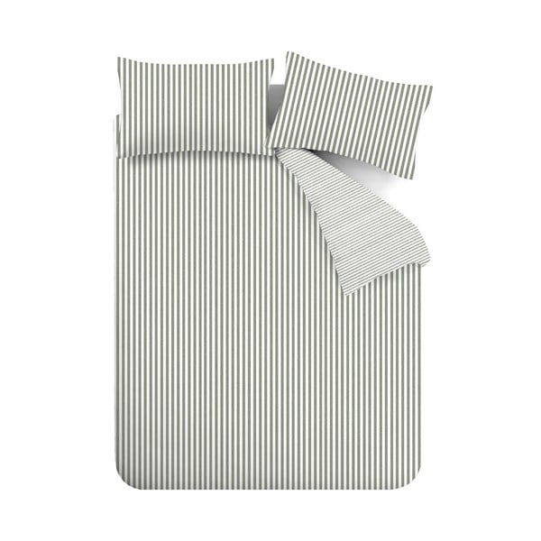 Viengulė patalynė žalios spalvos iš flanelės 135x200 cm – Catherine Lansfield