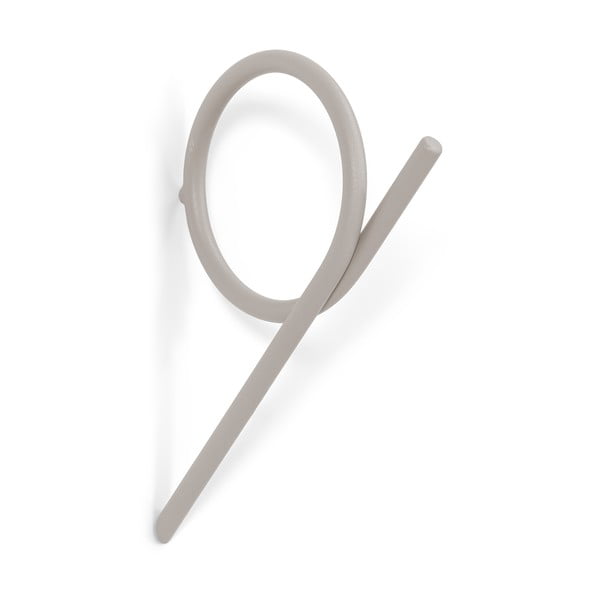 Sieninis taupe spalvos iš metalo kablys Tuba L – Spinder Design