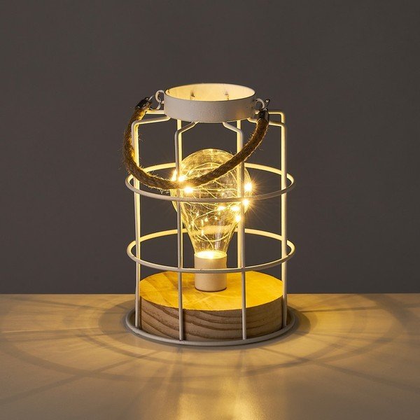Stalinis šviestuvas baltos spalvos (aukštis 20,5 cm) – Casa Selección-image-1