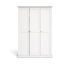 Drabužių spinta baltos spalvos 139x201 cm Paris – Tvilum