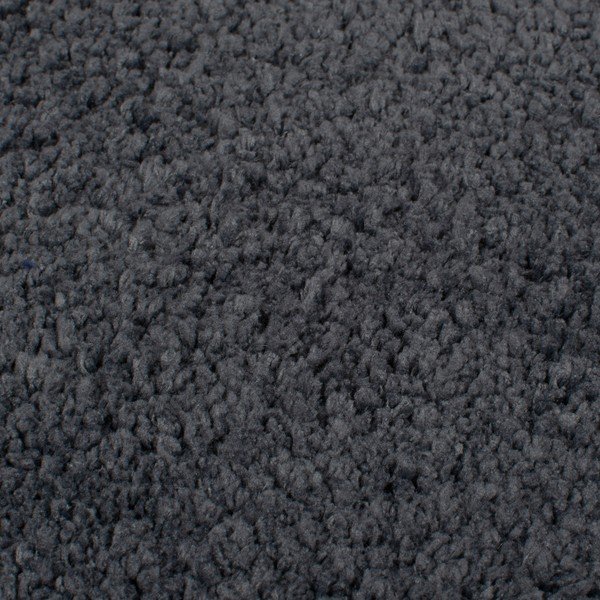Skalbiamas iš perdirbto pluošto apvalios formos kilimas tamsiai pilkos spalvos 180x180 cm Fluffy – Flair Rugs-image-2